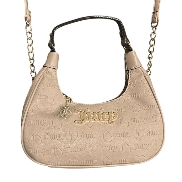 Juicy Couture Semi Charmed Hobo Bag in Color Cafe - Picture 1 of 10